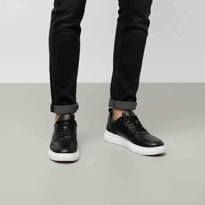 Sneakers Uomo con Rialzo Interno Suola Solida Comfort