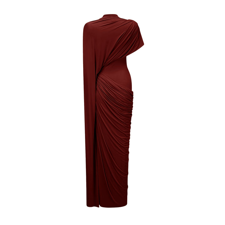 Abito Cerimonia Donna Drappeggio Elegante