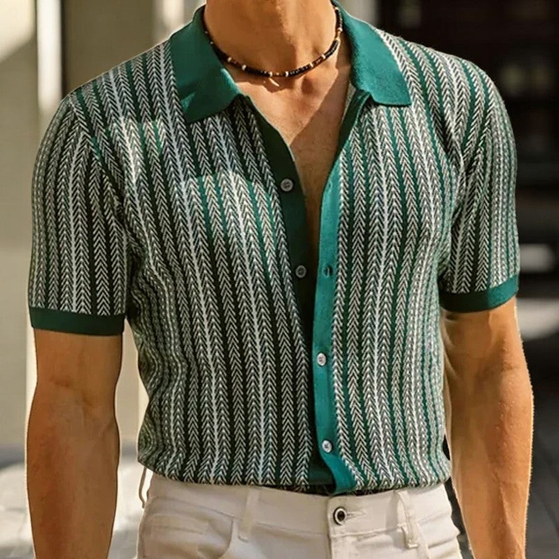 Camicia Uomo Cotone Colletto Classico Stile Smart Casual