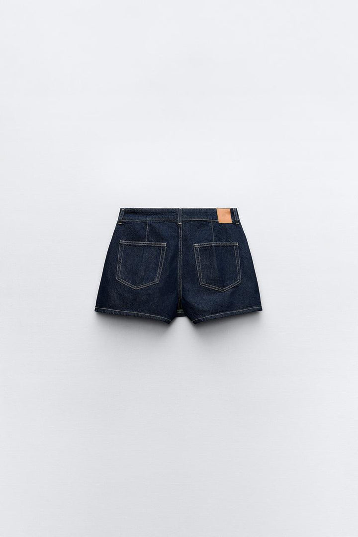 Set Donna in Denim con Gonna Pantaloncino