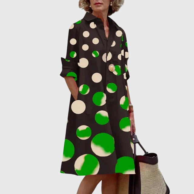 Abito Donna con Tasche Pratico Vestibilità Classica