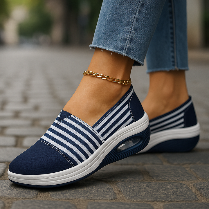 Scarpe Donna Comode Tessuto Morbido Facili da Indossare