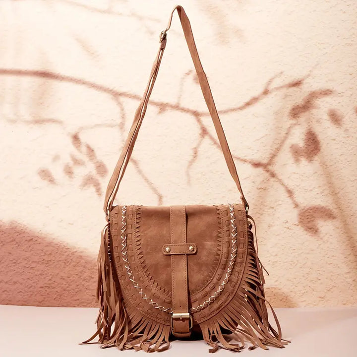 Borsa Tracolla Donna in Similpelle con Nappina - Vesarelli