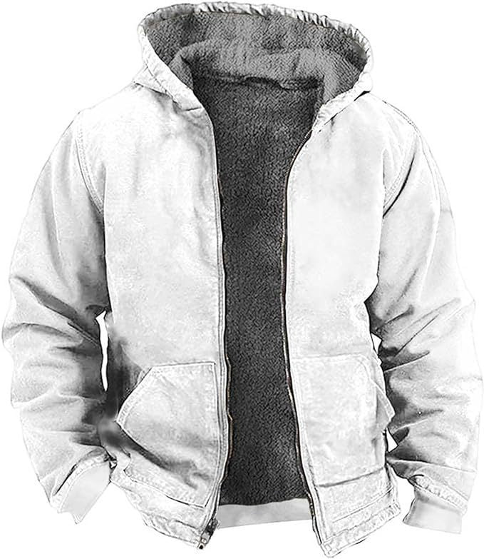 Giacca Uomo Impermeabile Antivento con Fodera in Pile