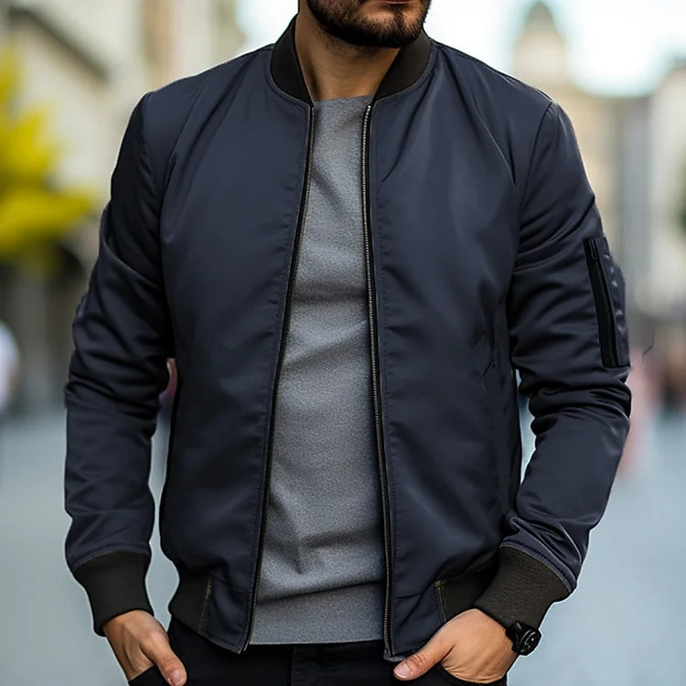 Bomber Uomo Elegante Vestibilità Regolare - Vesarelli