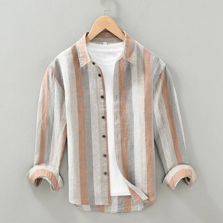 Camicia Uomo Casual Tessuto Leggero Vestibilità Regular - Vesarelli