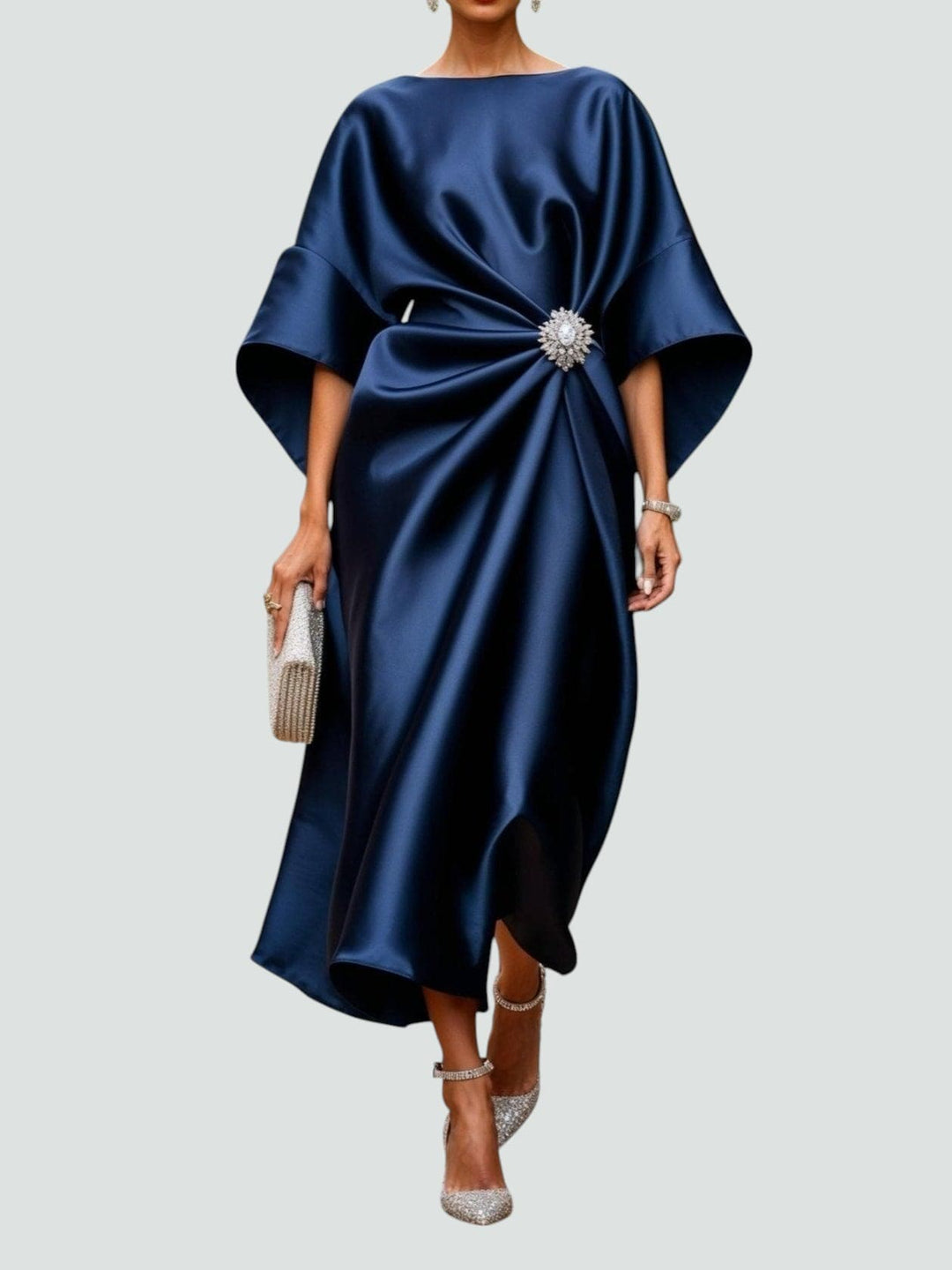 Abito Elegante Donna Linea Femminile Dettaglio Ricercato - Vesarelli