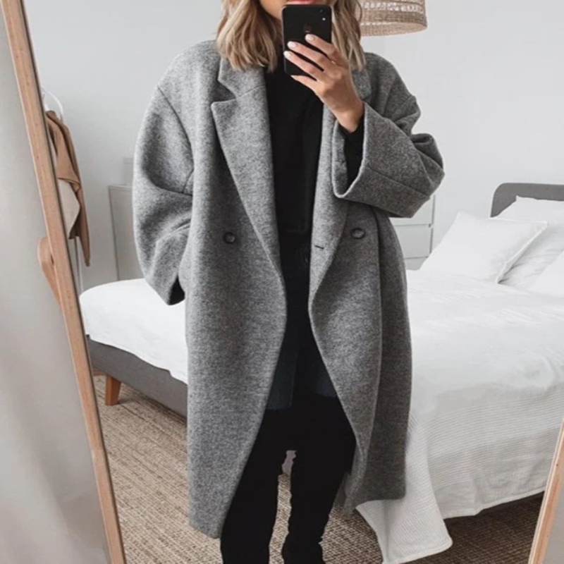 Cappotto Donna Classico Invernale Taglio Dritto - Vesarelli