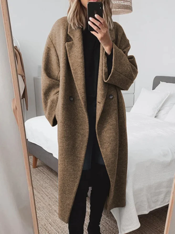 Cappotto Donna Classico Invernale Taglio Dritto