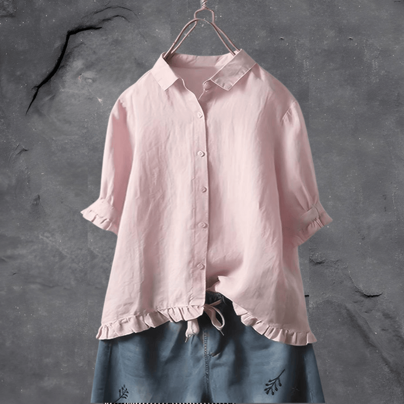 Camicia Donna in Cotone Elegante Vestibilità Confortevole