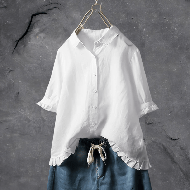 Camicia Donna in Cotone Elegante Vestibilità Confortevole
