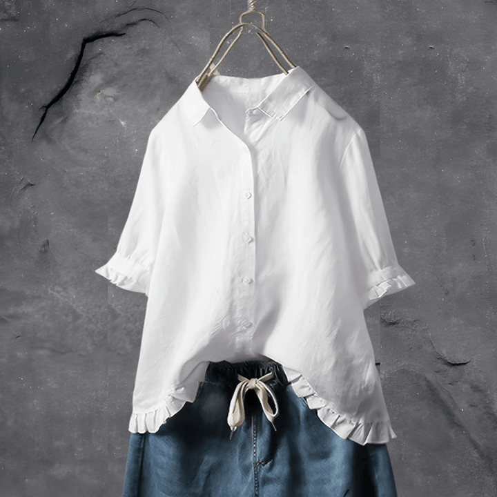 Camicia Donna in Cotone Elegante Vestibilità Confortevole