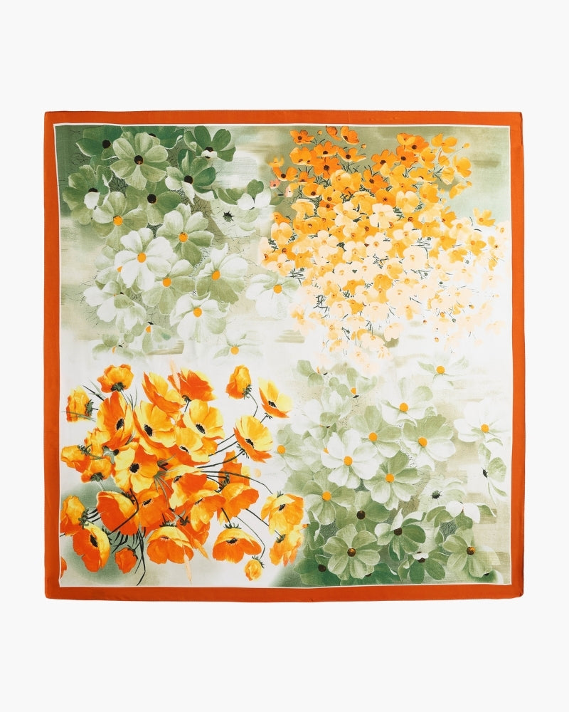 Foulard Donna Twill Seta Morbido Artigianale