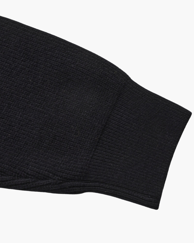Pullover Uomo Mezzo Zip Maglia Tecnica Strutturata