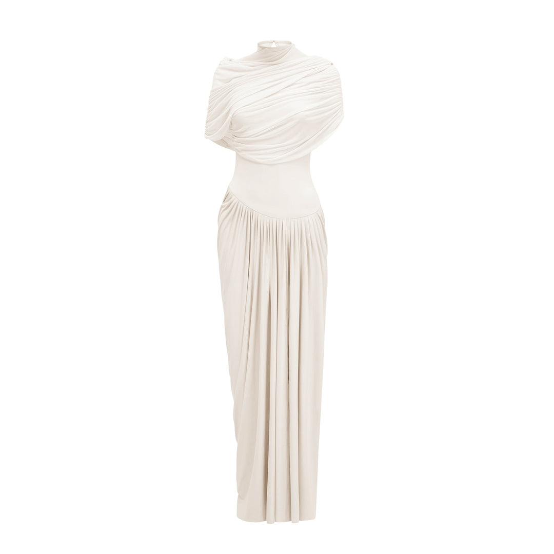 Abito Cerimonia Donna Plissettato Elegante