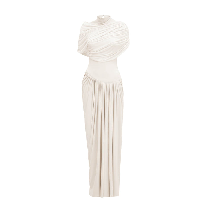 Abito Cerimonia Donna Plissettato Elegante
