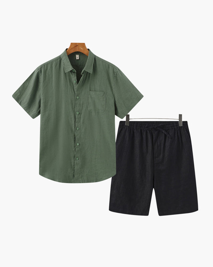 Pantaloncini Uomo in Lino Estivi Classici