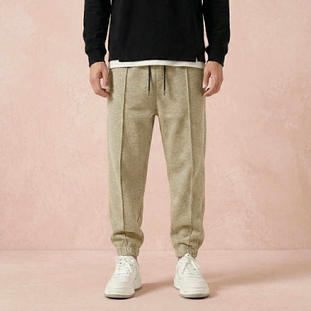 Pantaloni Sportivi Uomo Morbidi Tessuto Elasticizzato