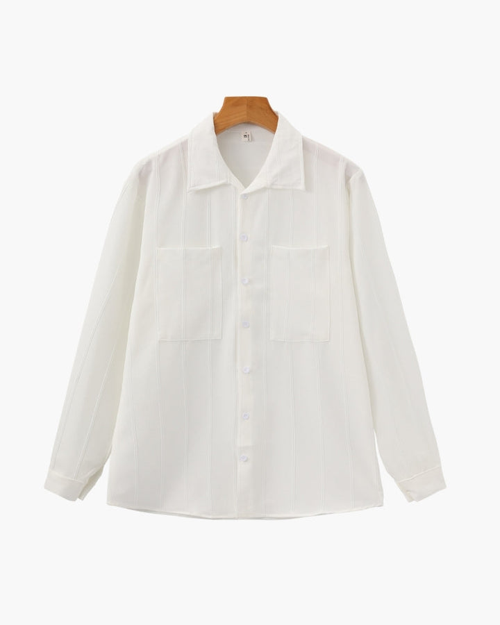 Camicia Uomo Cotone Comfort Stile Elegante Slim Fit - Vesarelli