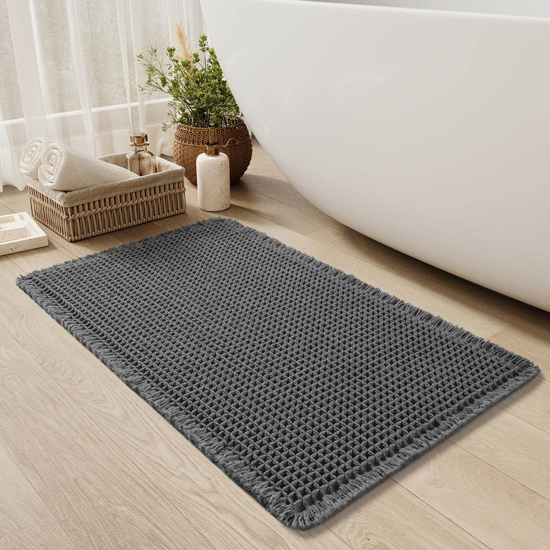 Tappetino Bagno Unisex in Microfibra Antiscivolo Asciugatura Rapida