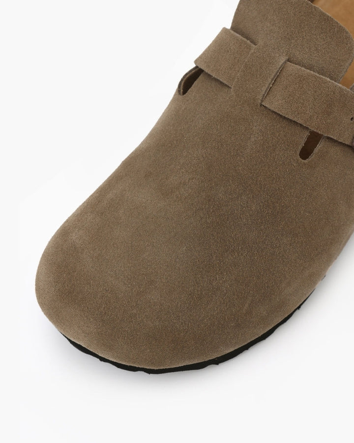 Zoccoli Donna in Suede Comfort Elegante Quotidiano