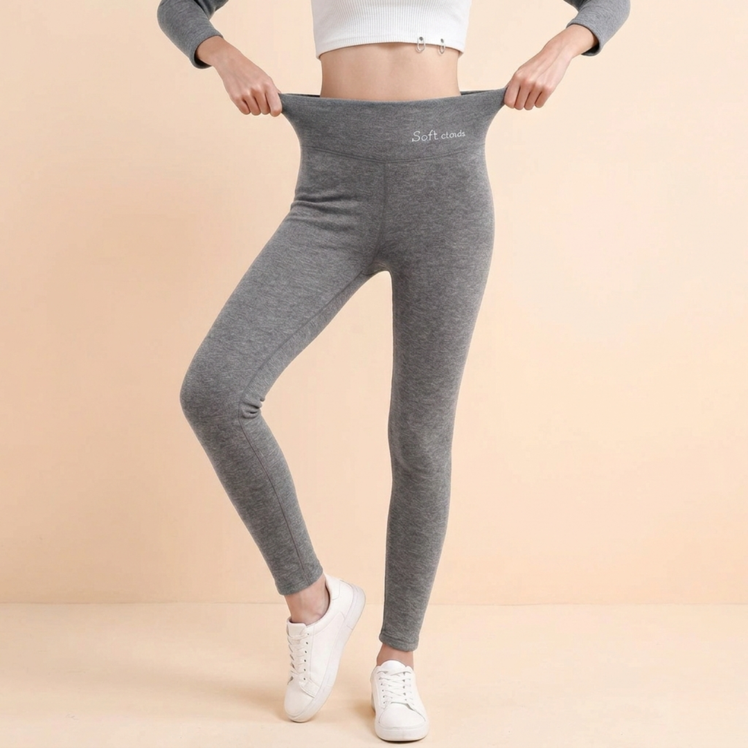 Leggings Donna Elasticizzati Caldi e Confortevoli