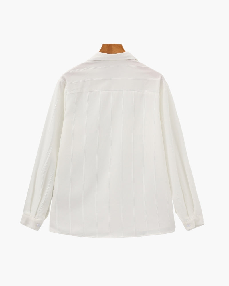 Camicia Uomo Cotone Comfort Stile Elegante Slim Fit