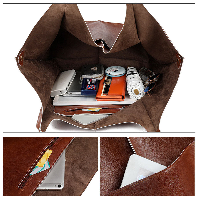 Borsa Donna Vintage in Pelle Elegante Tracolla
