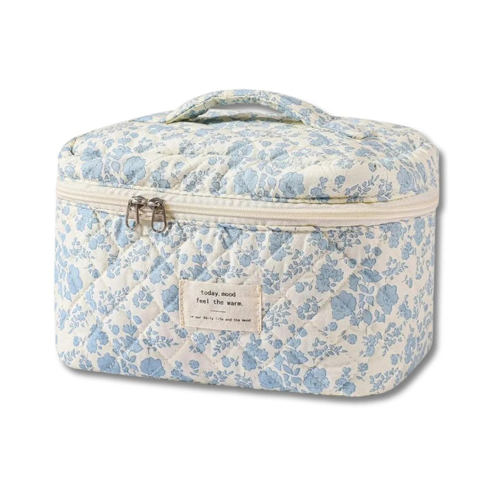 Borsa Cosmetici Donna Trapuntata Floreale Elegante - Vesarelli