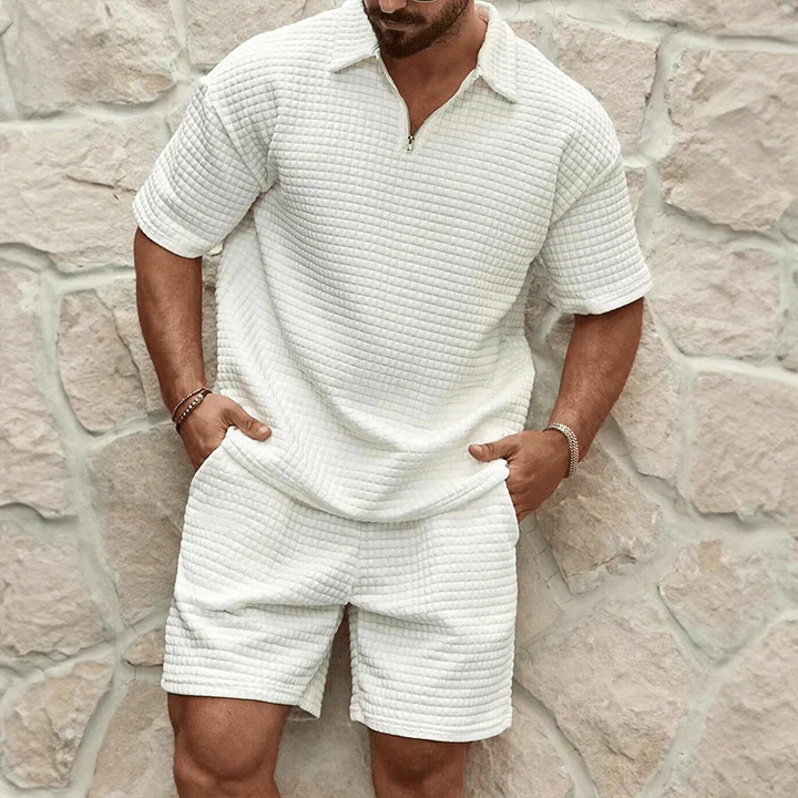 Set Estivo Uomo Polo e Shorts Classici