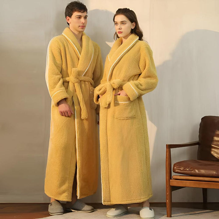 Accappatoio Unisex in Pile Morbido Lungo - Vesarelli