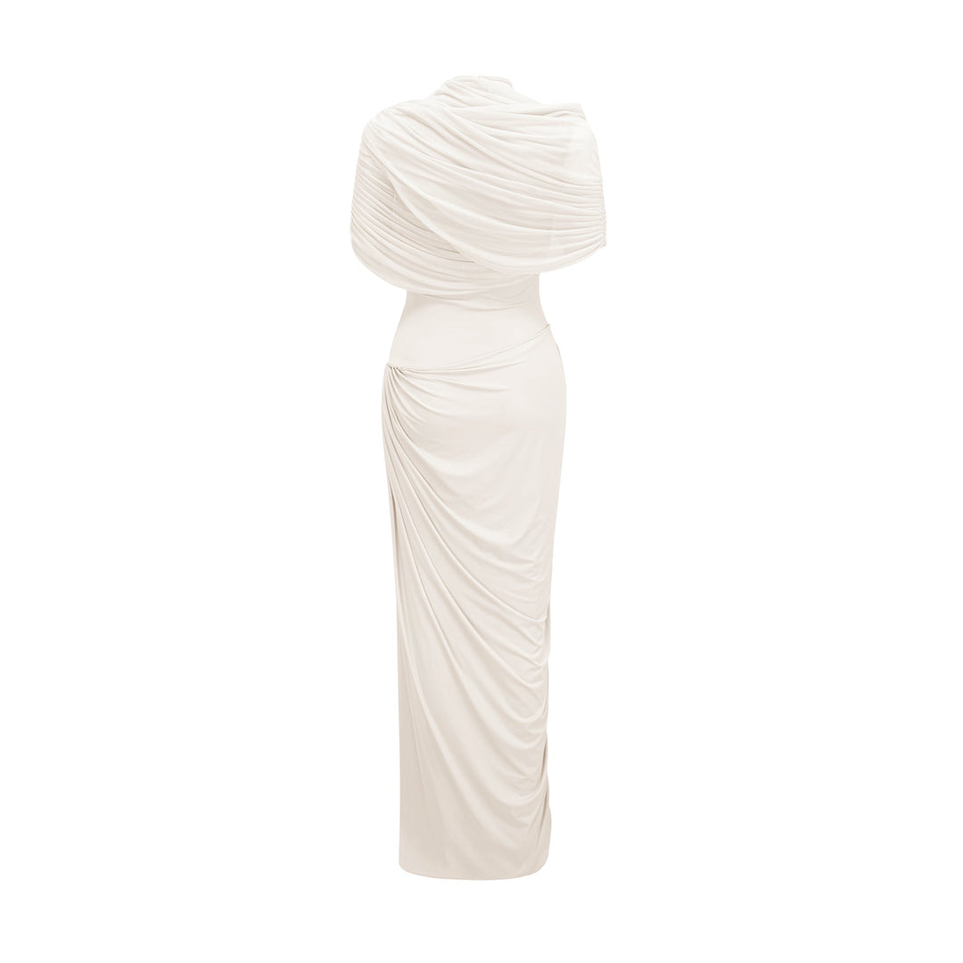 Abito Cerimonia Donna Plissettato Elegante