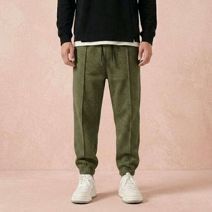 Pantaloni Sportivi Uomo Morbidi Tessuto Elasticizzato
