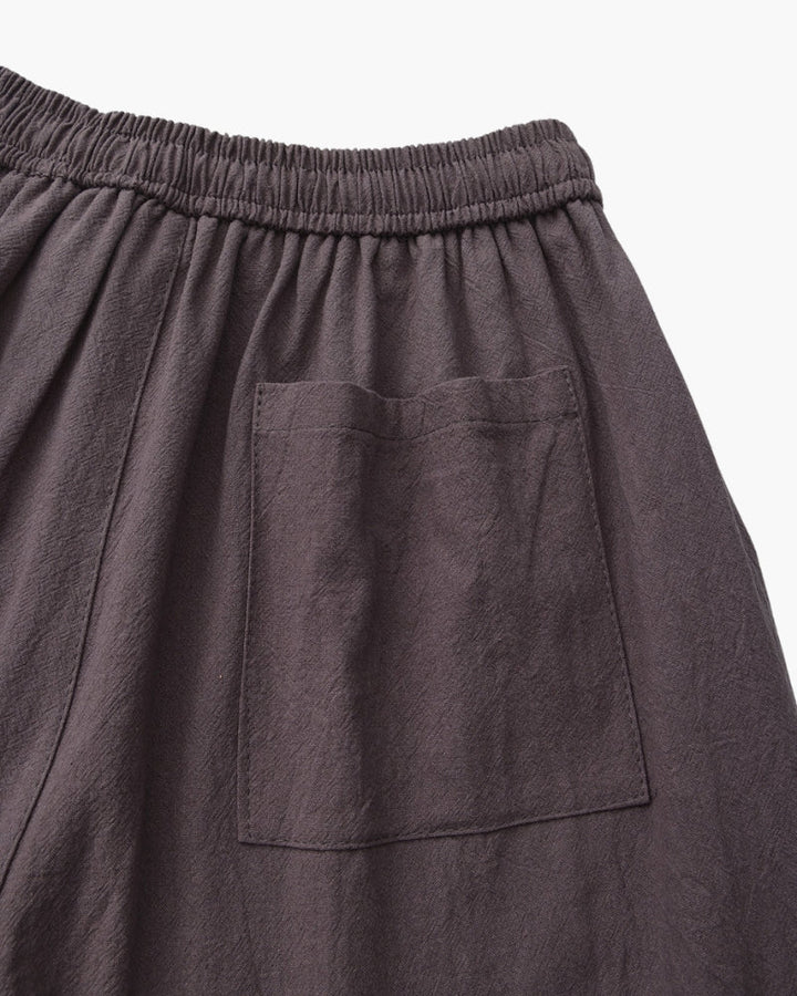 Shorts Uomo in Lino Traspiranti Vita Elastica