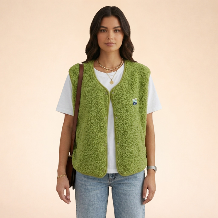 Gilet Donna in Pile Morbido e Comodo