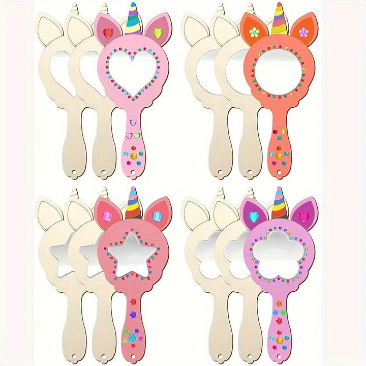 Specchio Unicorno Fai da Te Design Dipinto a Mano - Vesarelli