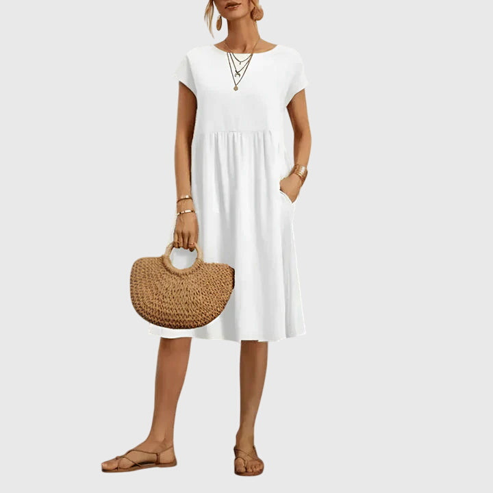Abito Donna Tessuto Leggero Linea Fresca Primavera