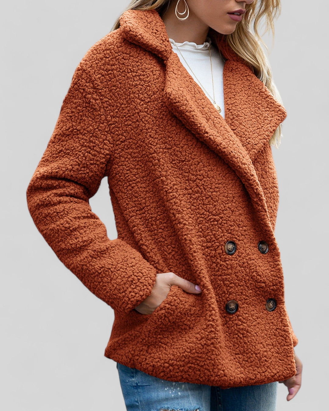 Cappotto Donna Morbido Comodo Stile Classico