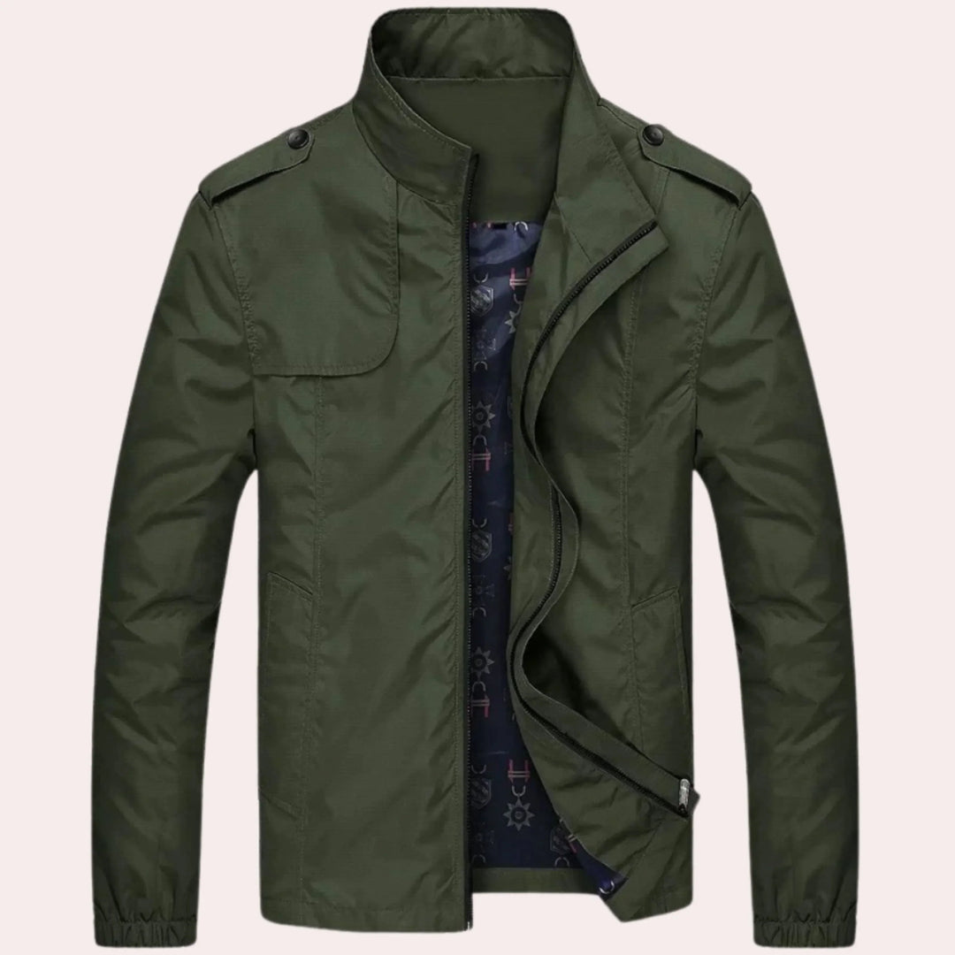 Giacca Uomo Antivento Leggera Casual con Cerniera