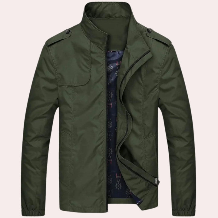 Giacca Uomo Antivento Leggera Casual con Cerniera