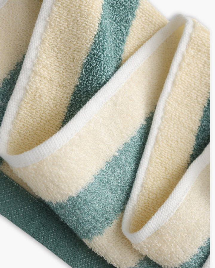 Asciugamano Unisex Cotone Spugna Compatto a Strisce