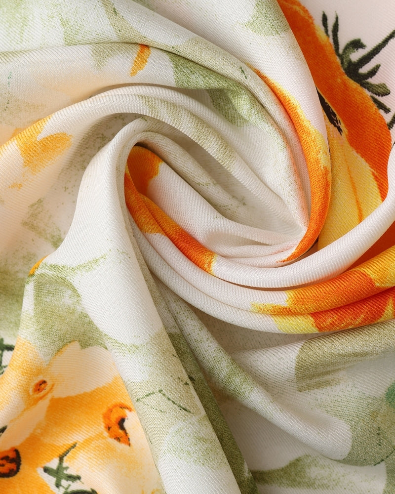 Foulard Donna Twill Seta Morbido Artigianale