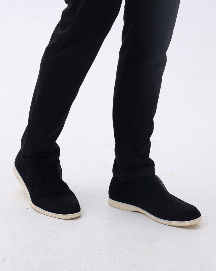 Mocassini Uomo in Camoscio Comfort Alto Quotidiano