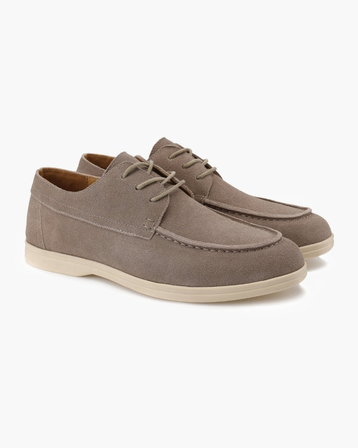 Scarpe Uomo in Camoscio con Lacci Comfort e Stile Casual - Vesarelli