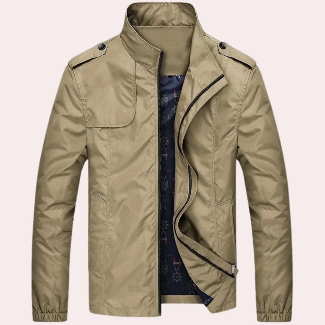 Giacca Uomo Antivento Leggera Casual con Cerniera
