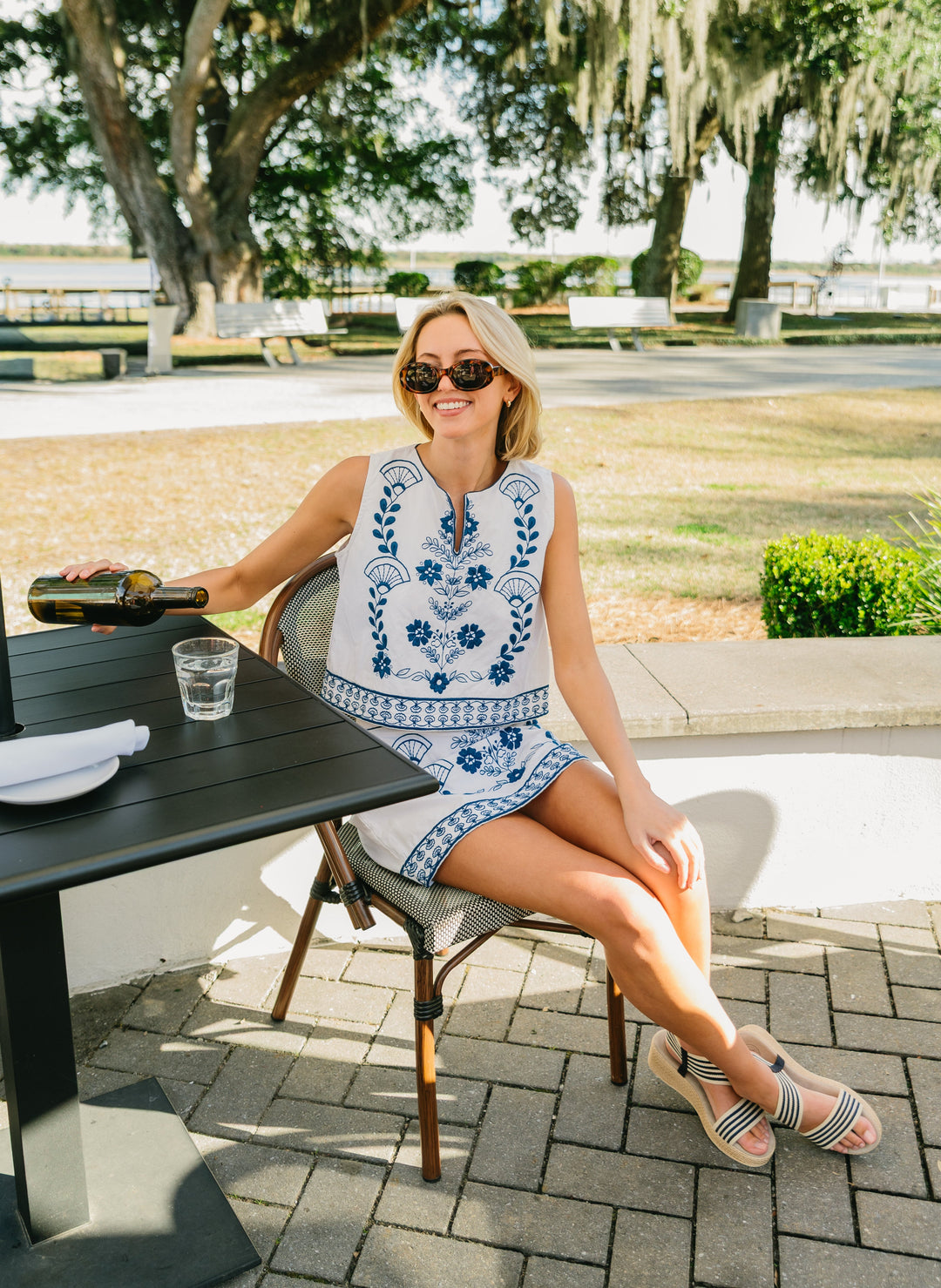 Sandalo Zeppa Donna Espadrillas Tessuto Charleston
