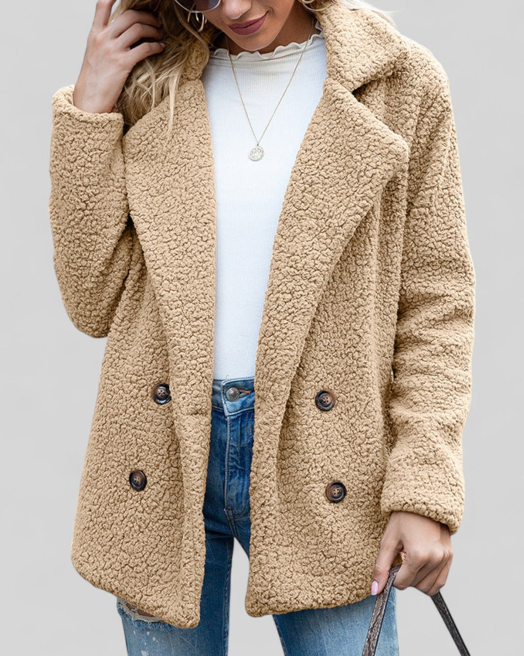 Cappotto Donna Morbido Comodo Stile Classico