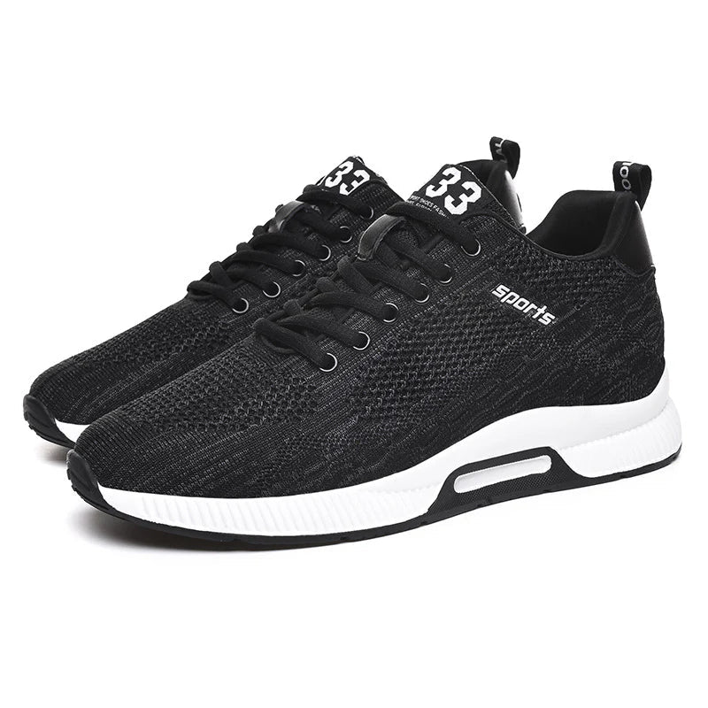 Sneakers Uomo Traspiranti con Rialzo Interno Comfort