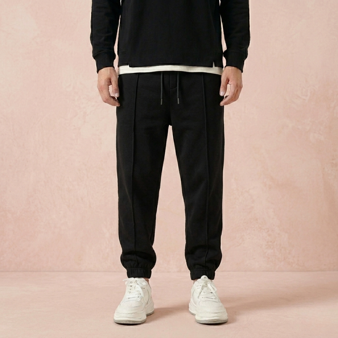 Pantaloni Sportivi Uomo Morbidi Tessuto Elasticizzato