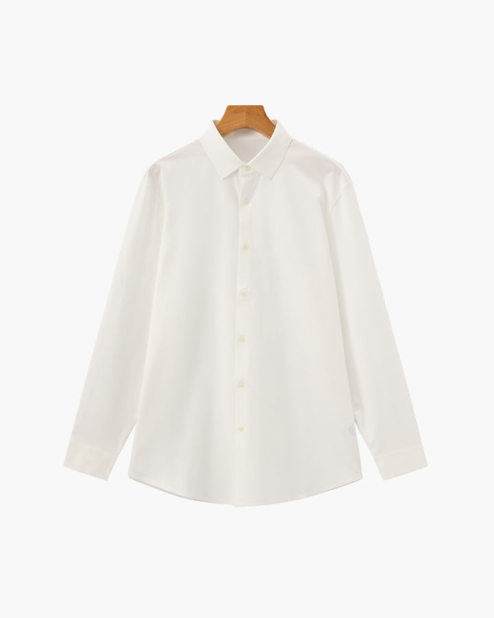 Camicia Uomo Cotone Elasticizzato Vestibilità Moderna